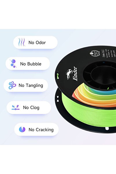 Creality Ender PLA+ Filament Elma Yeşili 1.75mm 1kg