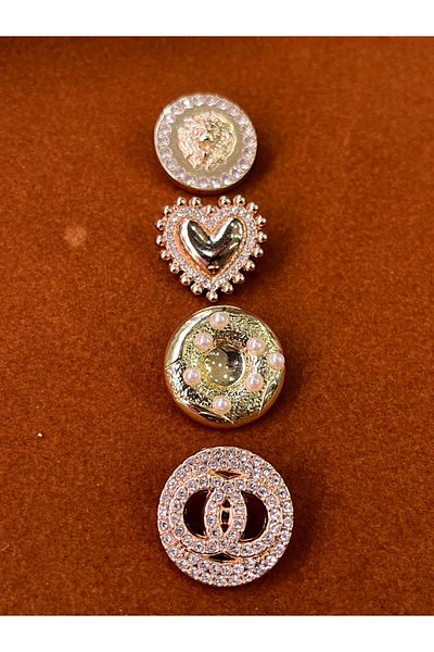 ODDA TASARIM ATÖLYESİ Luxury Combin Buttons Set (4 Pcs)