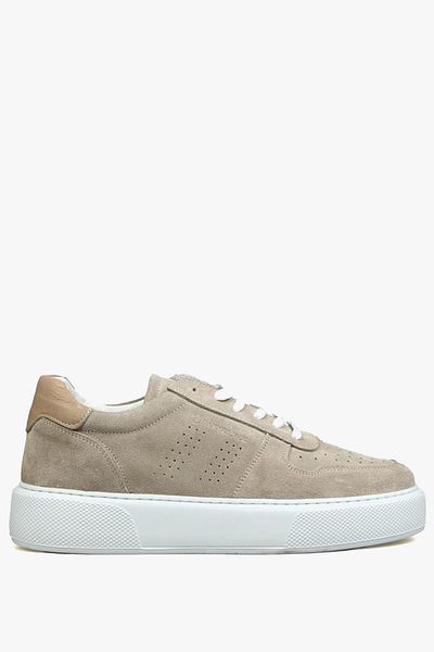 Hammer Jack Ανδρικά casual παπούτσια Leeds Beige Nubuck