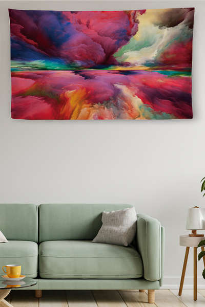 Limitless Wall Cloth Abstract Quality Canvas Wall Tapestry-4038