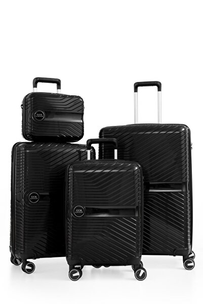 ÇÇS ÇÇS 5239-5240 POLİPROPİLEN 4 LÜ VALİZ SETİ