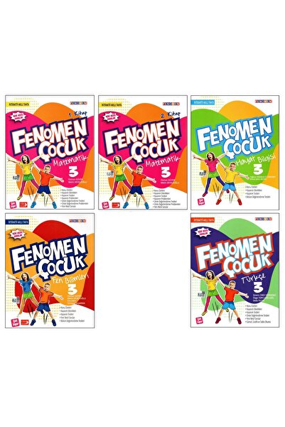 Gama Yayınları Fenomen 3. Sınıf Set Matematik 2 Kitap Türkçe Fen Hayat Bilgis...
