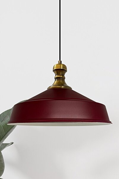 Bamyum Vişne Çürüğü Renk Asaletli Eskitme Knob Başlık Retro Sarkıt Lamba Rest...