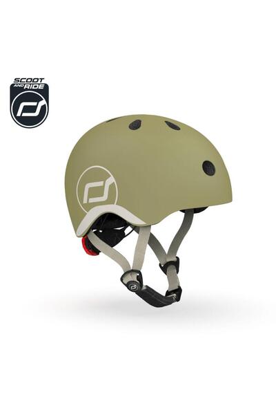SCOOT AND RIDE Helmet Bebek Kaskı Xxs-s Olive 181206-00007