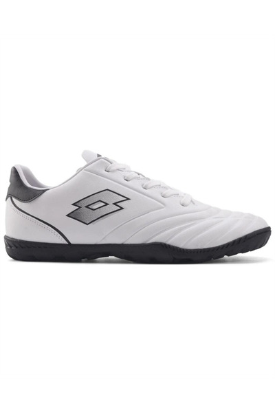 Lotto Defender Tf 4Fx Men's White-Black Astroturf Football Shoes