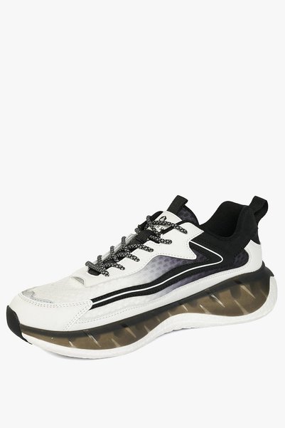 Hammer Jack Fernand Black and White Men's Sports Shoes