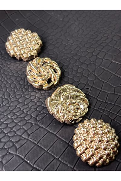 ODDA TASARIM ATÖLYESİ Z.A.R.A Combin 1St Quality Gold Color Button Set