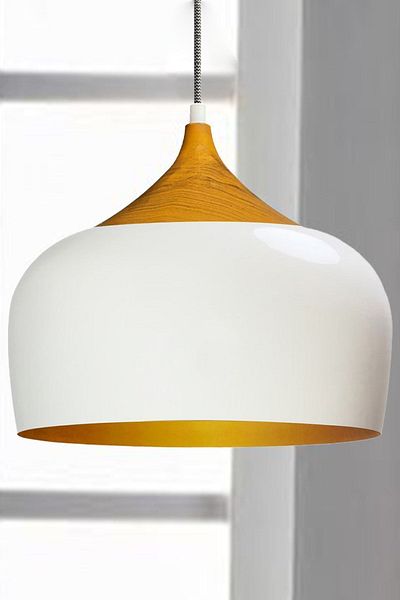 Bamyum Chandelier Models - White Circle Pendant Iron Cable, For Cafe, Office, Boutique and Store