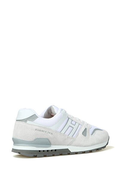 Hammer Jack Ανδρικά αθλητικά παπούτσια Thassos Γνήσιο Δέρμα - Λευκό Γκρι