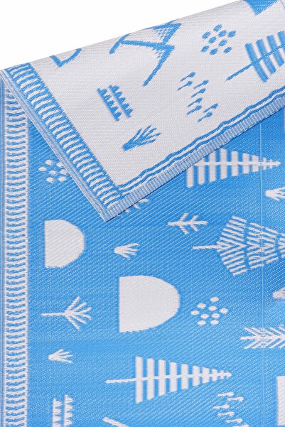 KONFOR Savana 8808 Beach, Camping, Picnic, Garden Rug – Balcony and Terrace Woven Mat, Savana Rug, 90 x 180