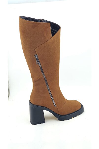 VİNİCCİ AYAKKABI HAKİKİ DERİ TABA SÜET ÇİZME