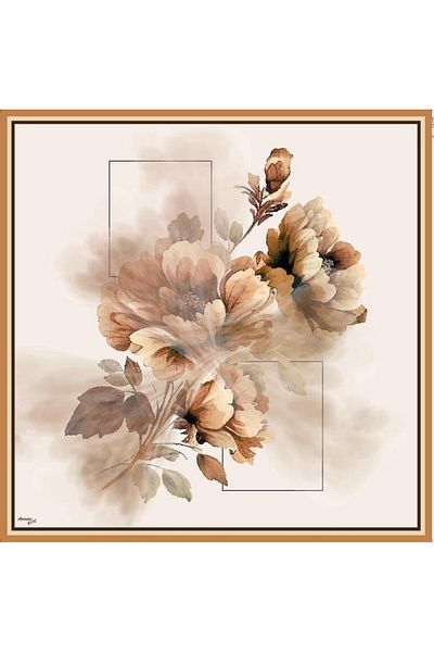 Armine Μπεζ Sport Twill Κασκόλ - 9019-08