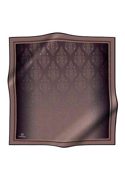 Vissona Μεταξωτό κασκόλ Twill - 10655 - 0005