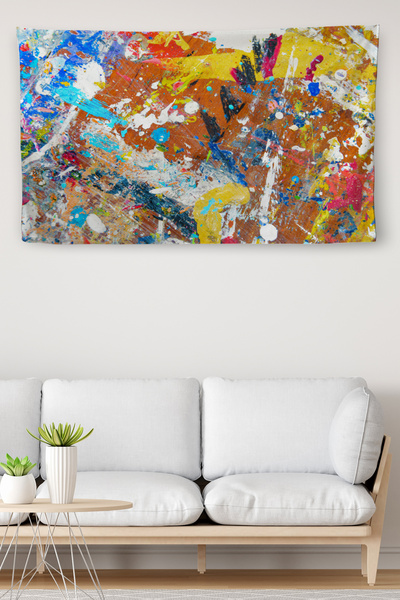 Limitless Wall Cloth Abstract Oil Painting Looking Quality Canvas Wall Tapestry-3995