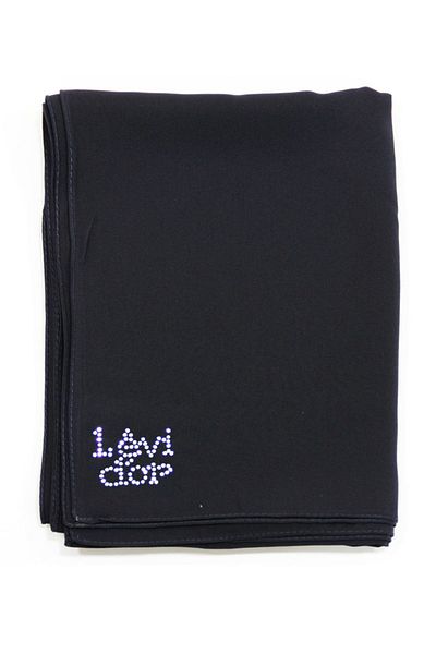 Levidor Medina Silk Shawl - Navy Blue
