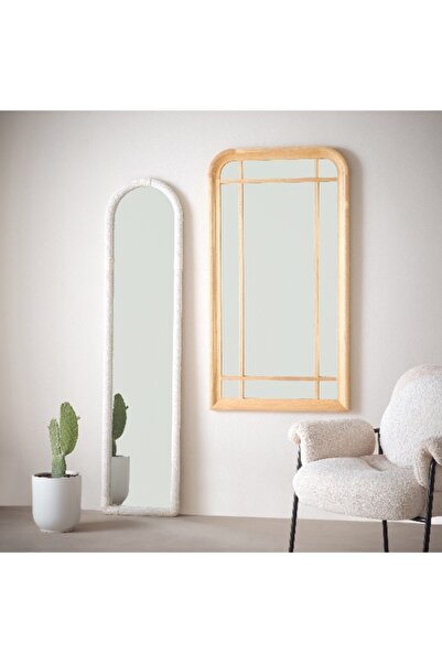 Home Box Inez Solid Wood Frame Window Mirror - 70x130 cm