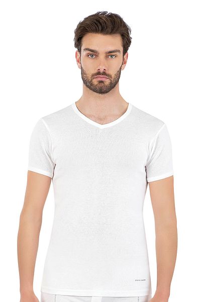 Pierre Cardin Men's V-Neck Undershirt Set of 2 Cotton