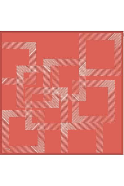 Armine Coral Color Sport Twill Scarf - 9021-09