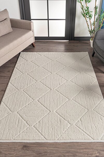 Konfor Halı Konfor Juliet 5901 Modern Dokuma Pamuklu Yumuşak Post Shaggy Halı