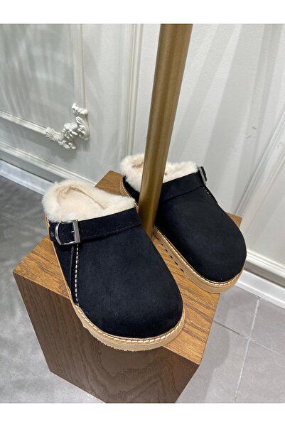 MODA HASEN tüylü terlik