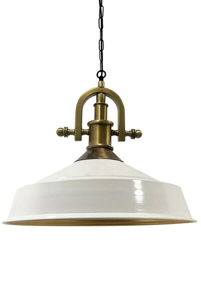 Bamyum Asaletli Tekli Avize Zincirli Eskitme Başlık Retro Sarkıt Lamba Restoran Salon Aydınlatma