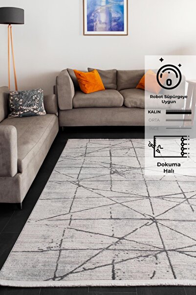 Konfor Halı Konfor Parla 5782 Kadife Iplikli Salon Mutfak Oturma Odası Halısı...