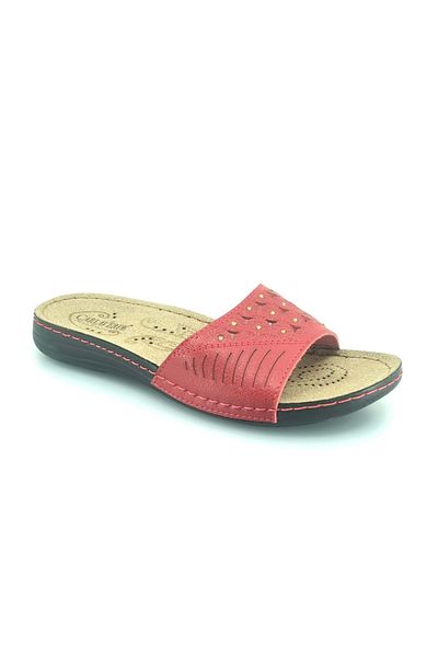 Kids Club Shoes Carlaverde 5704.Dr.Tavsiyeli Papuci ortopedici pentru femei ROSII