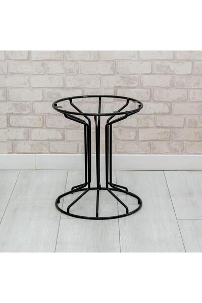 Otantik Çarşı Metal Sehpa Ayağı Renk Siyah K0357