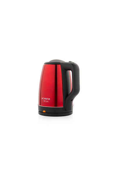Schafer Hitze Paslanmaz Çelik Su Isıtıcı (KETTLE)-kırmızı