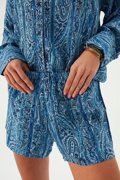 Sandshaped PALAMAR VEGAN SILK SHORTS BLUE