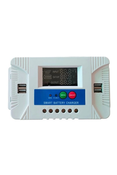 Powermaster PM-30A 12 VOLT - 24 VOLT - 30 AMPER 4 USBLİ DİJİTAL OTOMATİK SOLA...