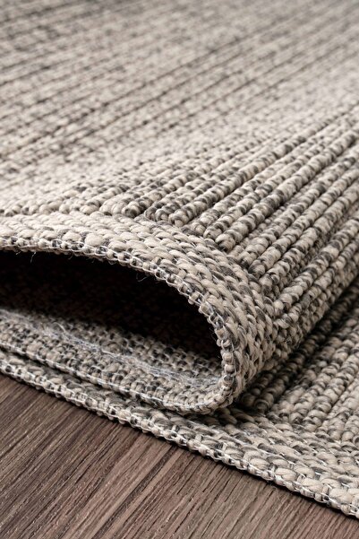 Konfor Halı Konfor Vlora 4766 Jüt Hasır Bukle Örme Kilim