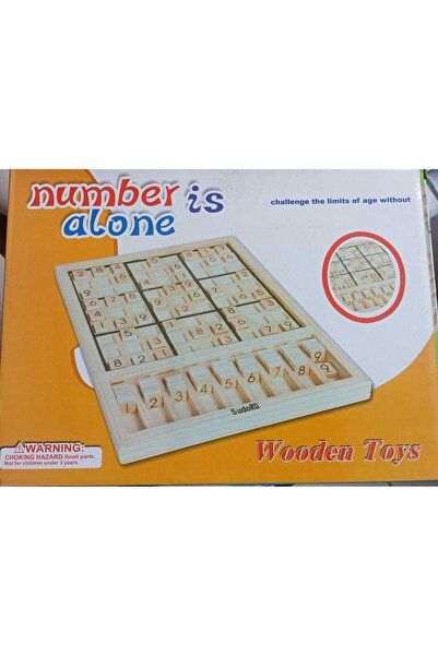 Wooden Toys Ahşap Oyuncaklar Sayı Yalnız Sudouko