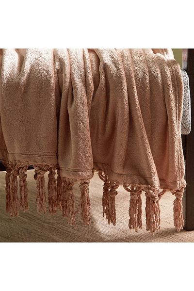 Home Box Lavish Diamond Embossed Throw - 130x180 cm