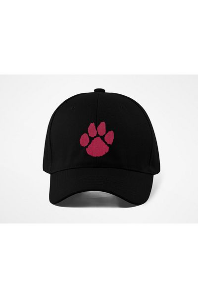 QUATEX Paw Embroidered Sports Black Unisex Hat a Quality Product