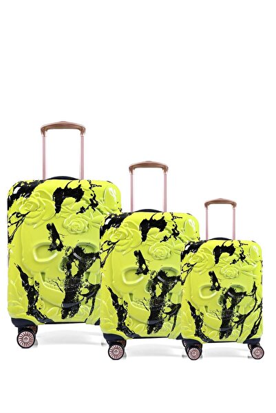 ÇÇS 5217 KURU KAFA POLİKARBON 3 LÜ VALİZ SETİ