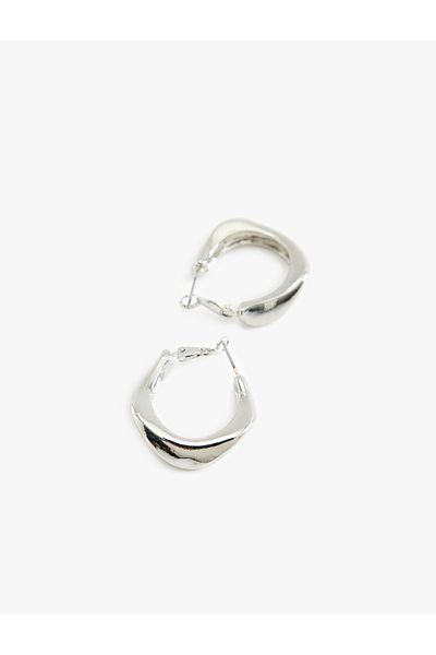 Koton Abstract Hoop Earrings