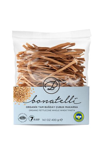 Bonatelli Organik Tam Buğday Çubuk Makarna 400 G