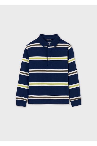 MAYORAL Tricou cu dungi pentru băiat, albastru bleumarin - 7102