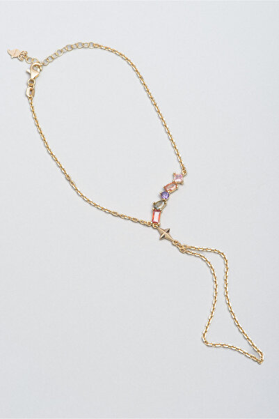 So CHIC... Yıldız Kayması 18 Ayar Sarı Altın Kaplama Gümüş Şahmeran