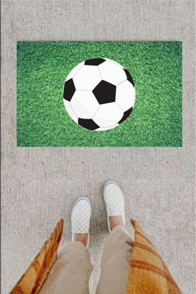 Lasirius Door Front Mat Decorative Digital Printing Soccer Ball