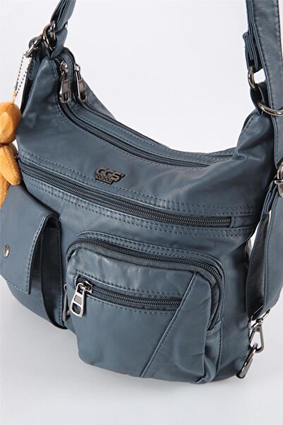 ÇÇS 17486 Γυναικείο σακίδιο ώμου και πλάτης