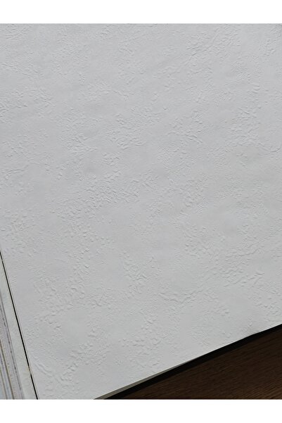 KMS HOME Kendinden Desenli Kabartmalı Hava Alabilen Silinebilir Sade Duvar Ka...