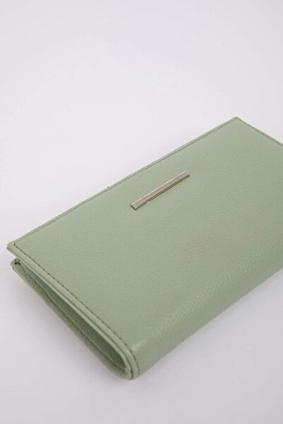 DeFacto Women's Zippered Faux Leather Wallet 3170960