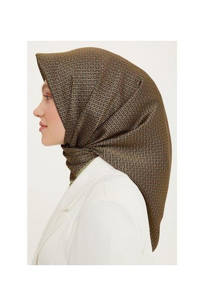 Armine Oil Green Twill Μεταξωτό Φουλάρι - Nostalgia 8733-10