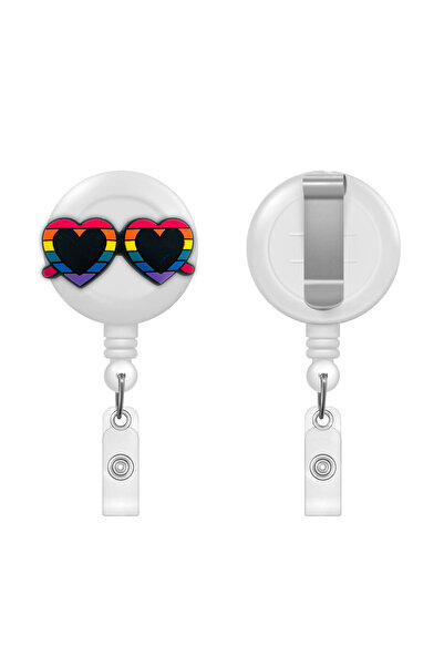 PABALAS Θήκη για κάρτα Yoyo με πολύχρωμη φιγούρα γυαλιών