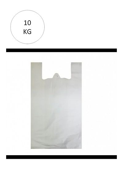 LiderGlobal White Athlete Bag Mini Size 20x34 cm Takriben 2.350 Pieces 10 Kg