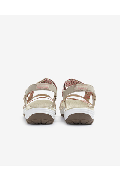 SKECHERS Reggae Cup Women's Beige Sandals 163126   Ntbg