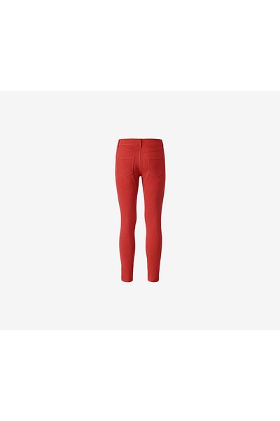 Tchibo Women Slim Fit Plain Skinny Pants, Rust