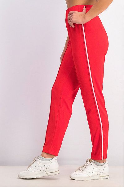 Tchibo Women Plain Jogger Pants, Red